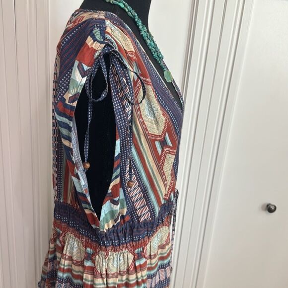 Veronica Beard Multicolor Patterned Dress - Picture 5 of 7